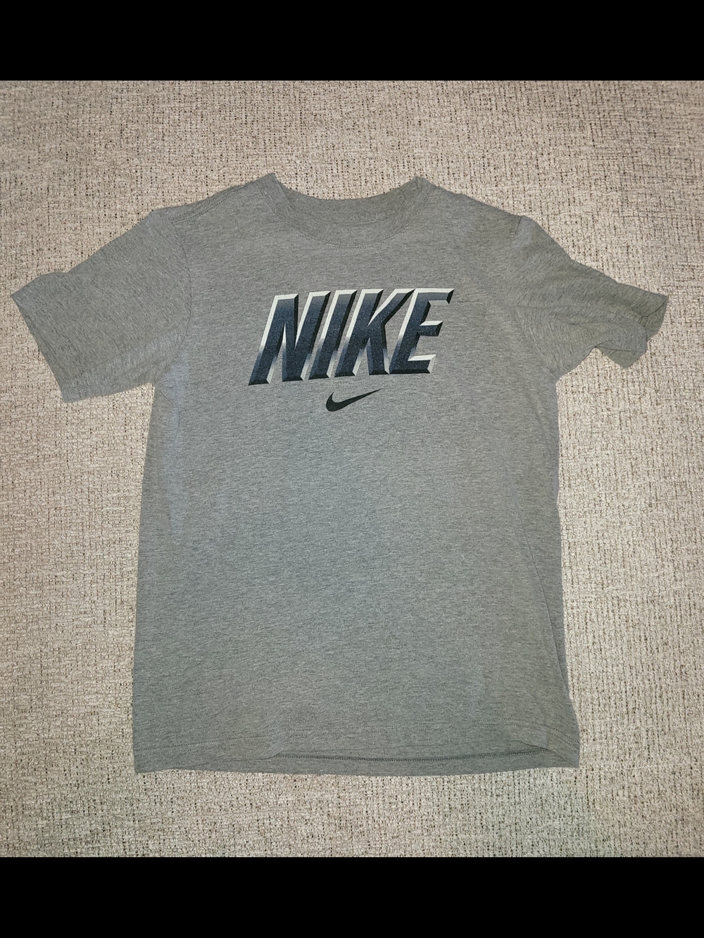 Nike Grey Graphic Logo T-Shirt